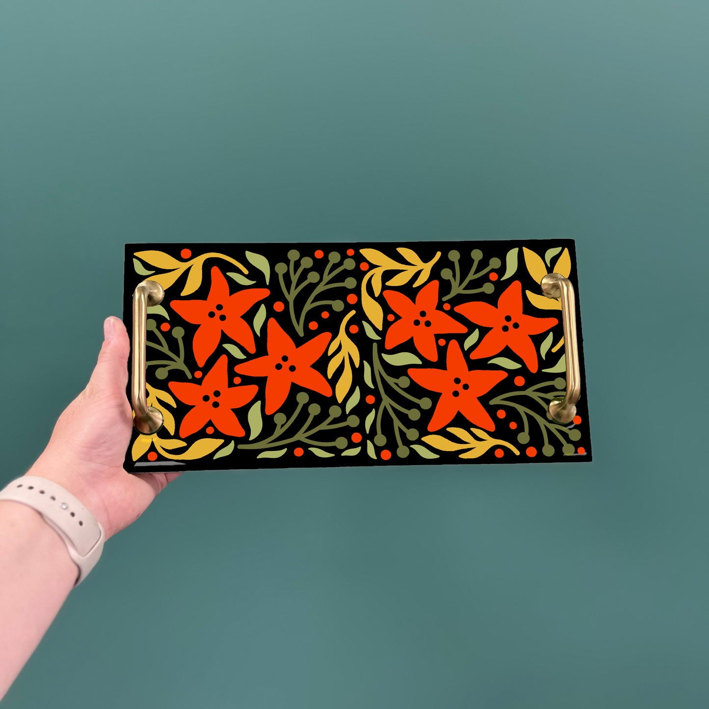 6x12 Starfish and Berries