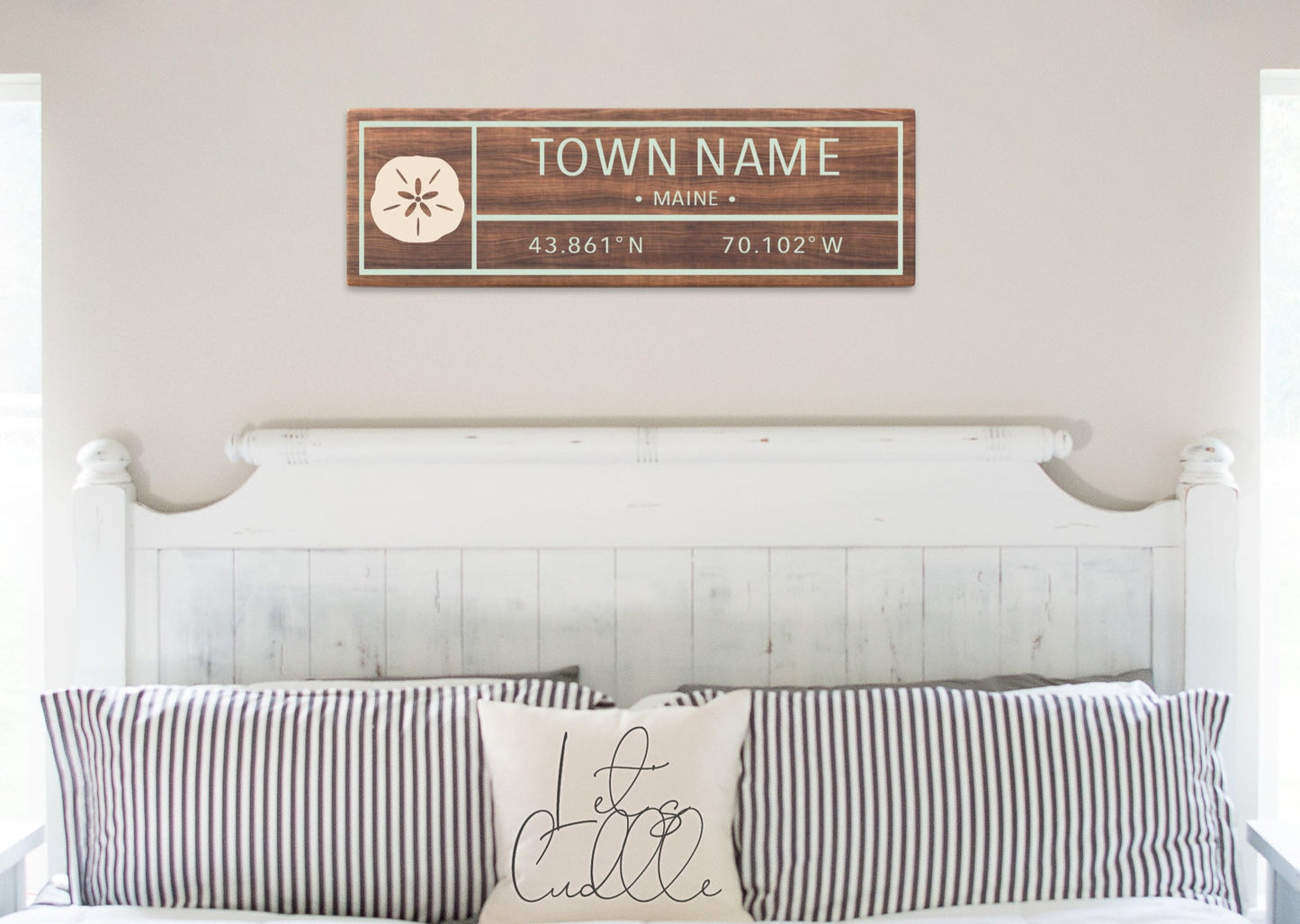 8x24 Town or Beach w/ Sand Dollar
