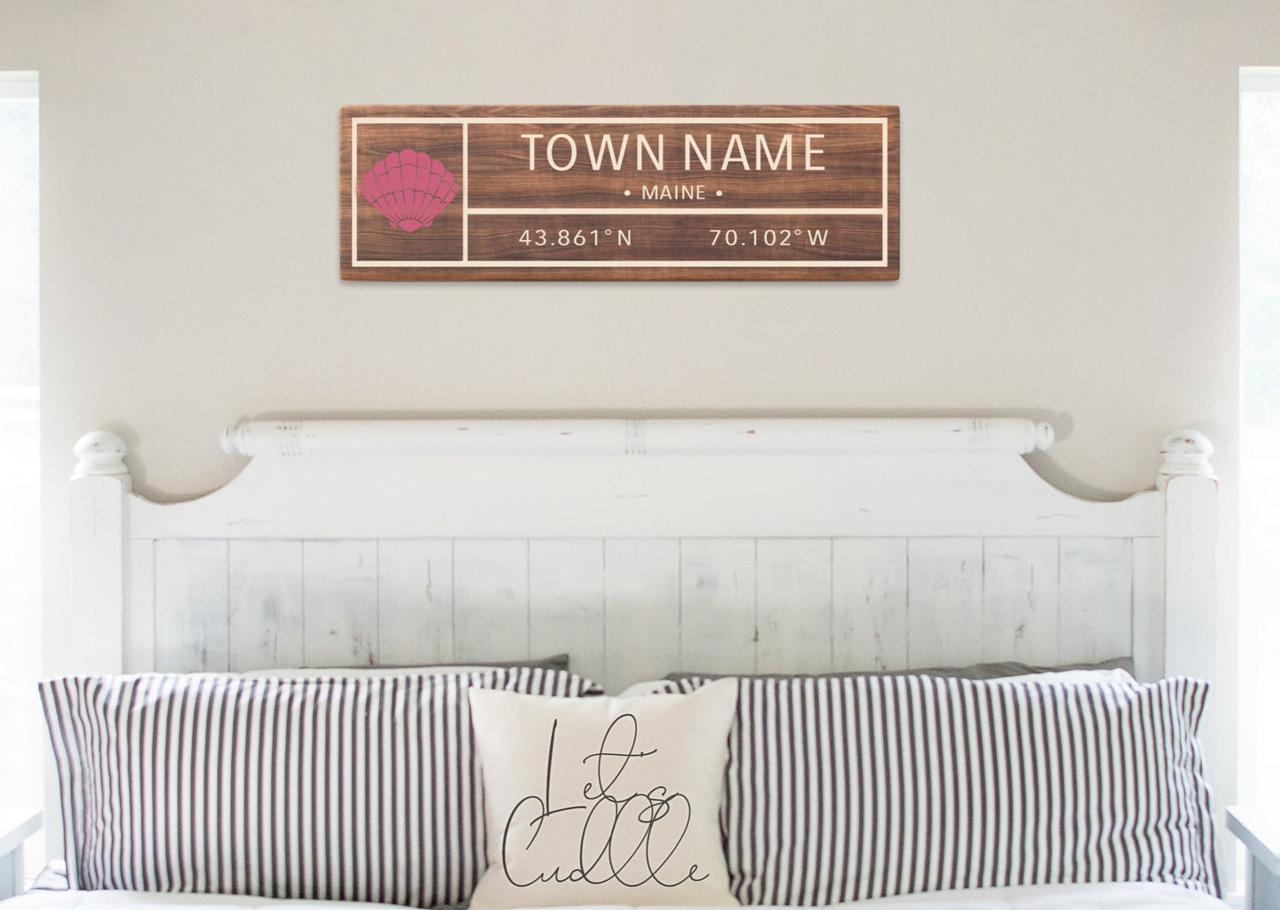 8x24 Town or Beach w/ Shell