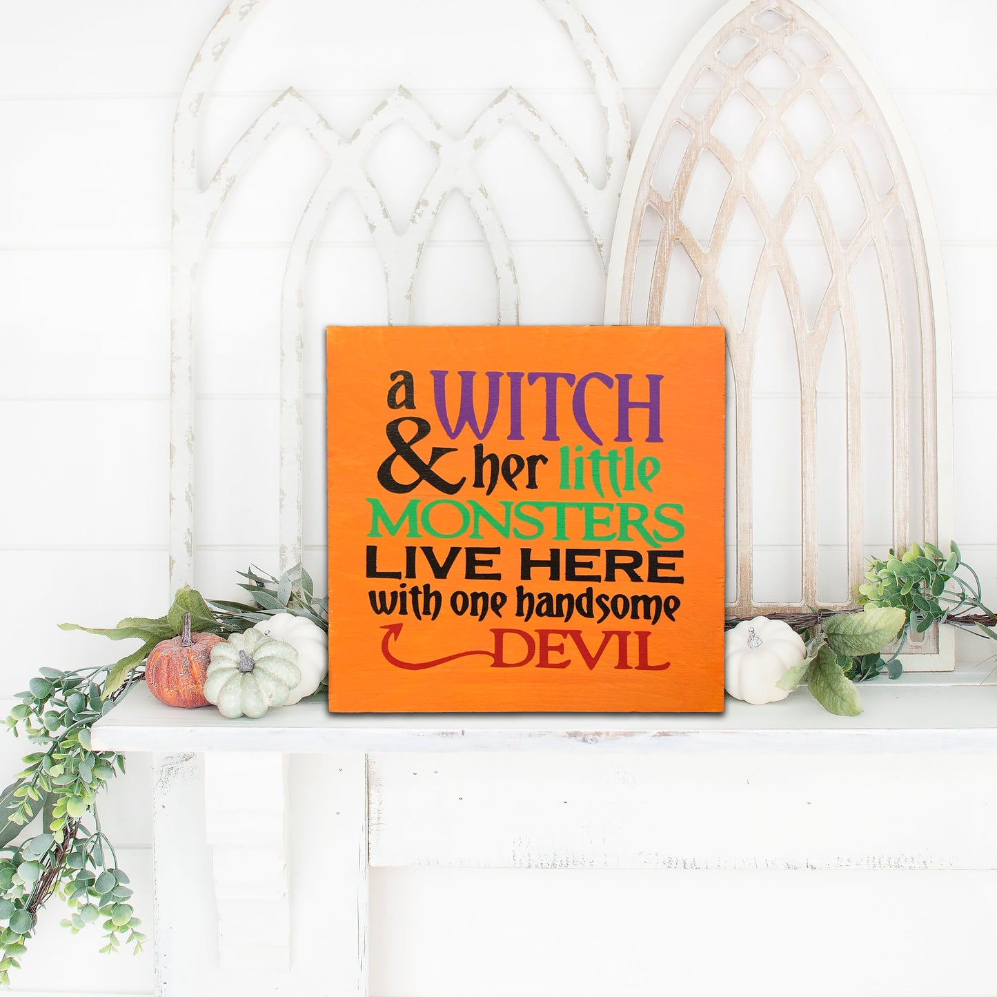10x10 A Witch Little Monsters and Handsome Devil