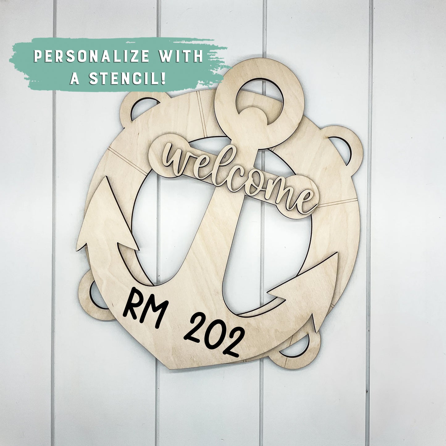 3D Anchor Welcome w/ Room Number