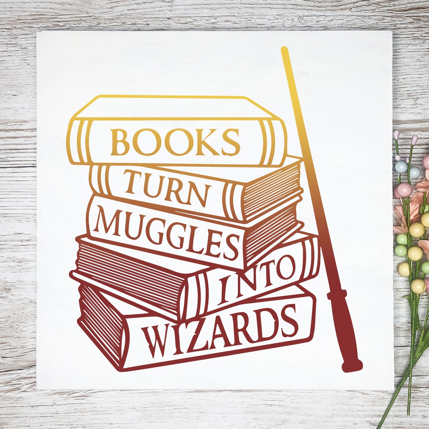 Books Turn Muggles Into Wizards Square