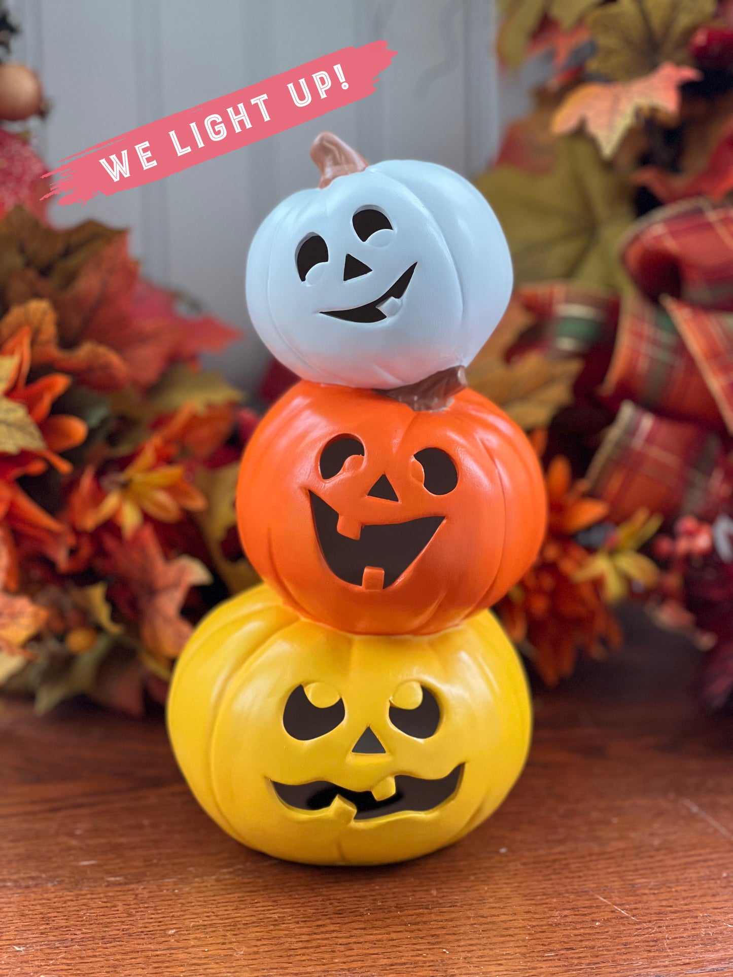 Pumpkin Stack Lantern