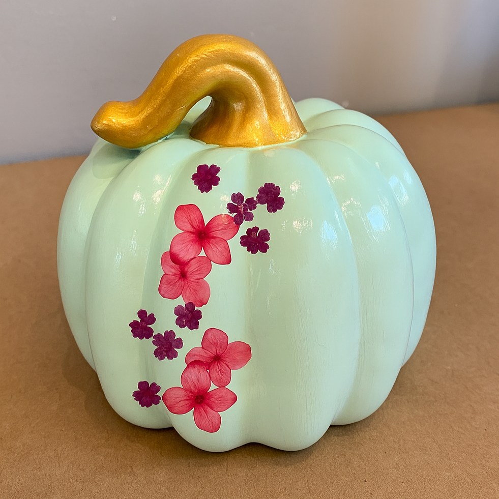 9/17/2025 - Wednesday (6:00pm) Fall Florals Ceramic Workshop - TEEN/TWEEN FRIENDLY!