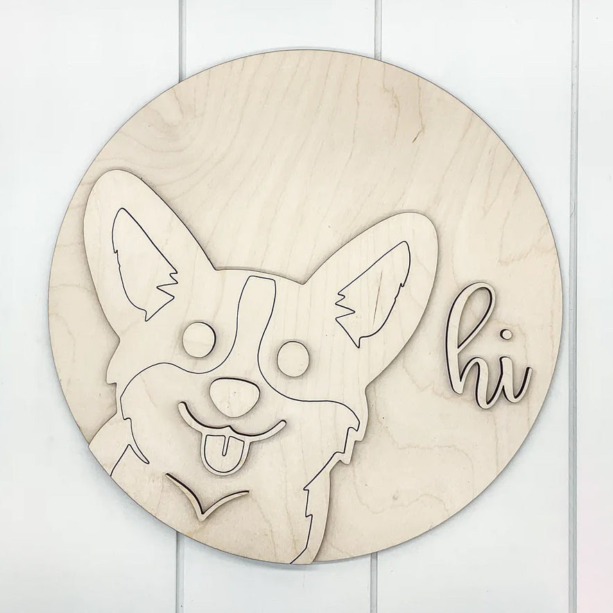 3D Corgi Hi
