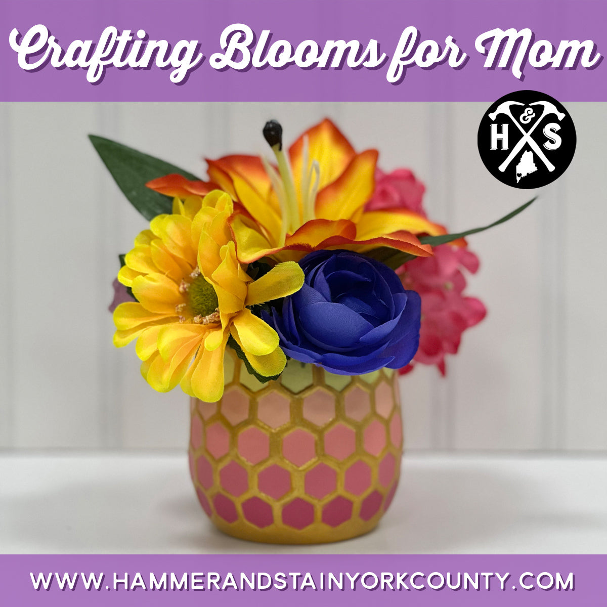 5/11/2025 - Sunday (4pm) Crafting Blooms of Love: Mother's Day Workshop