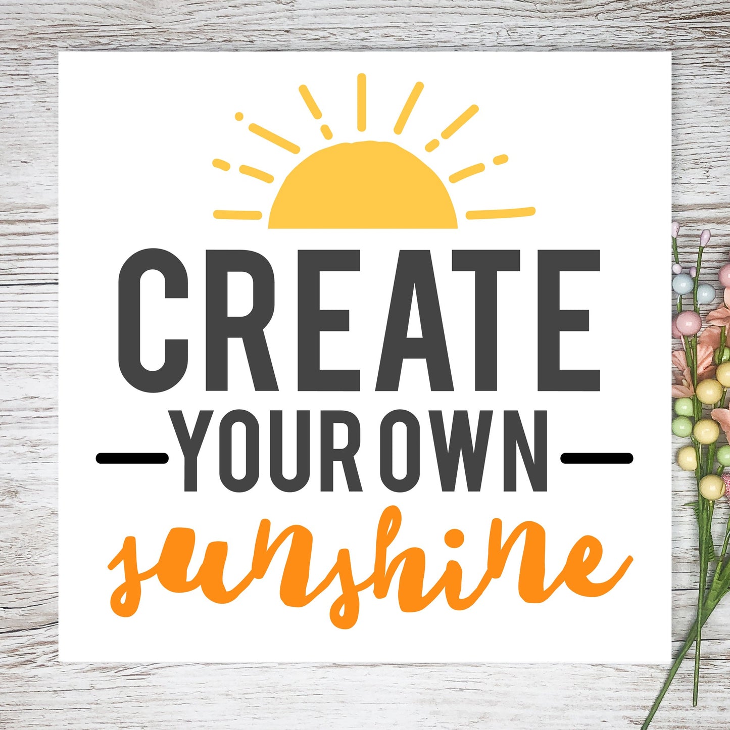 Create Your Own Sunshine Square