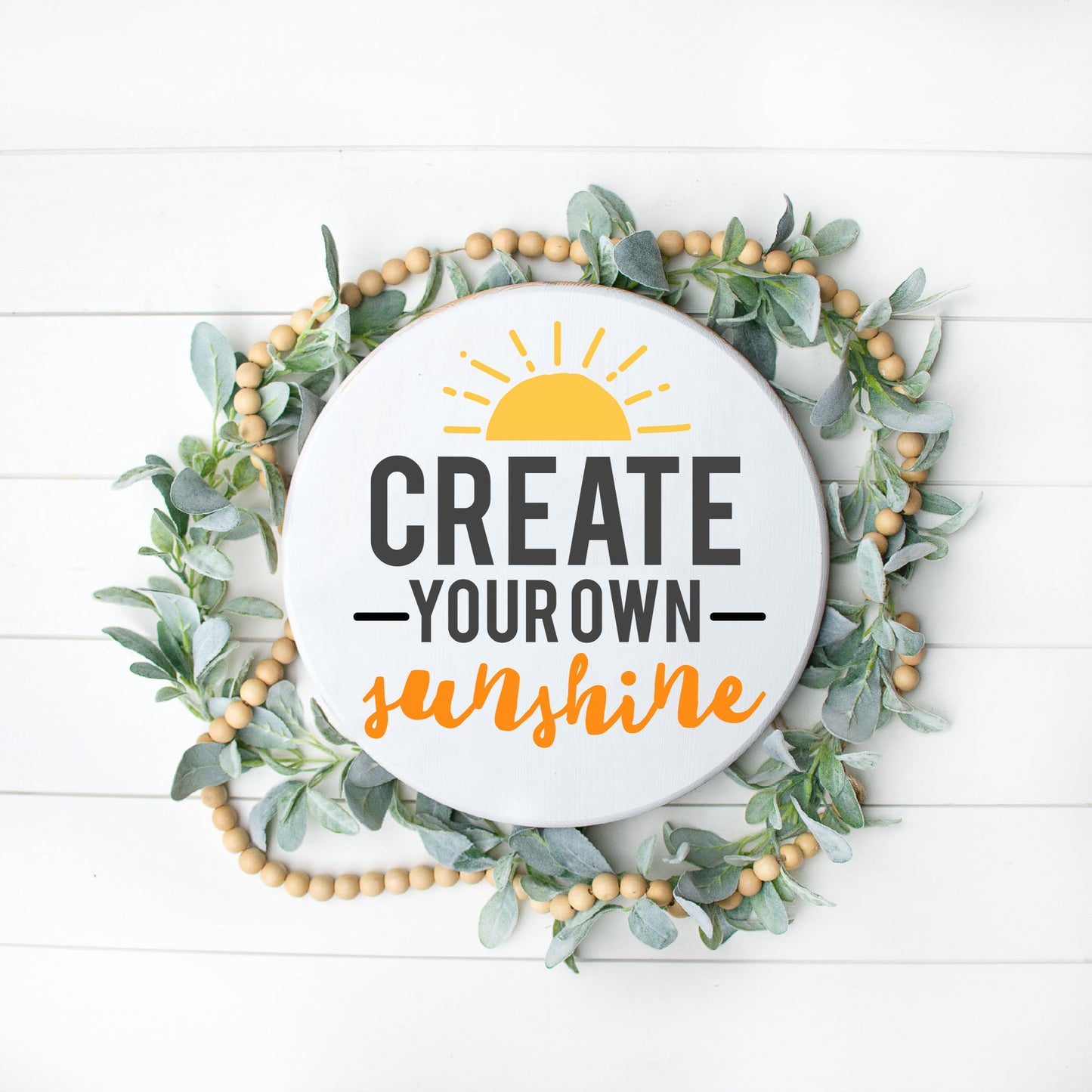 Create Your Own Sunshine Round