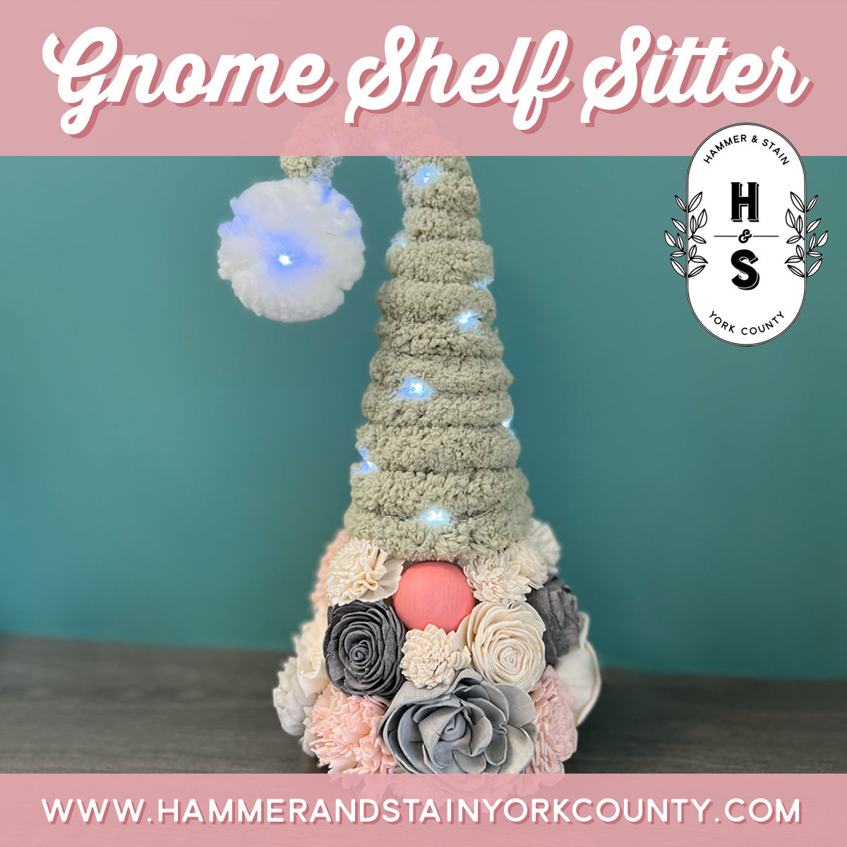 9/5/2025 - Friday (6:30pm) Floral Gnome Shelf Sitters Workshop
