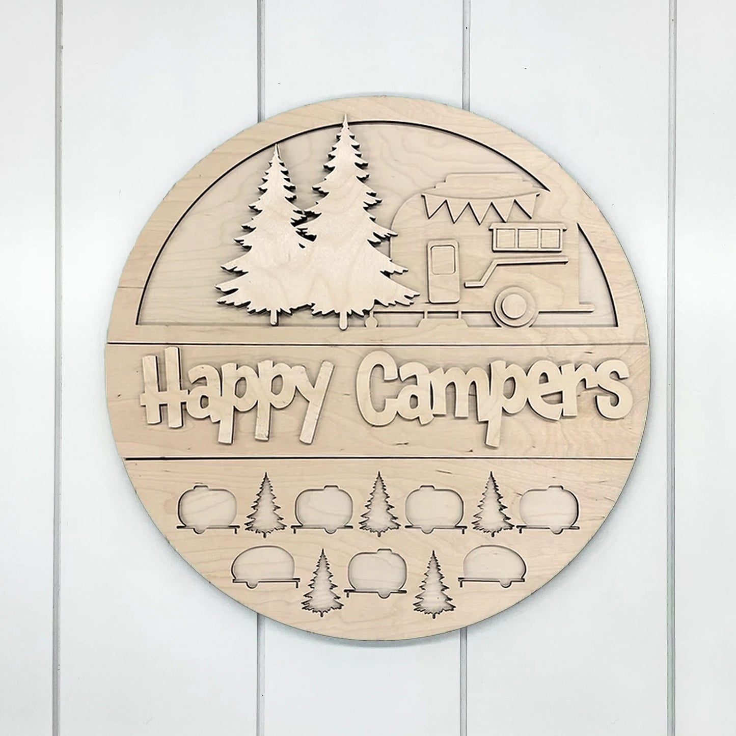 Happy Campers w/ Trees