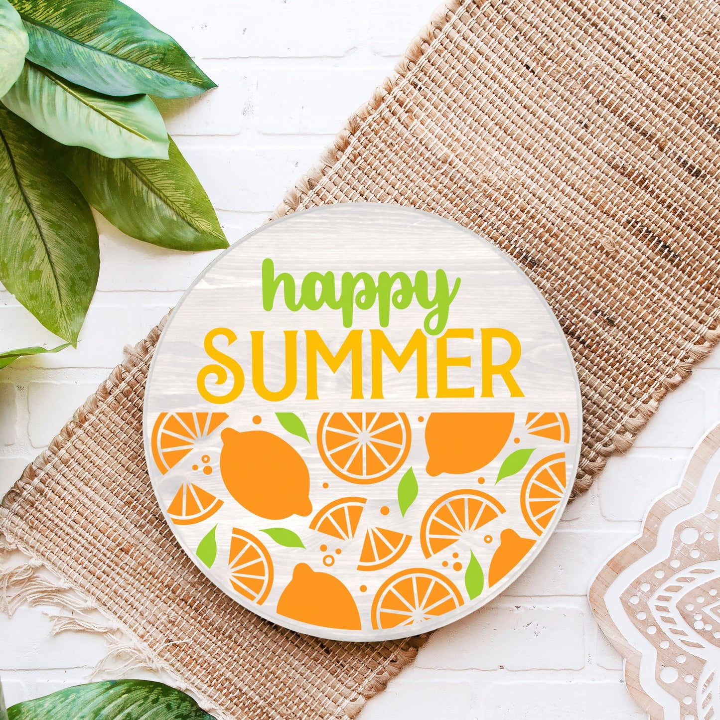 Happy Summer Citrus Round