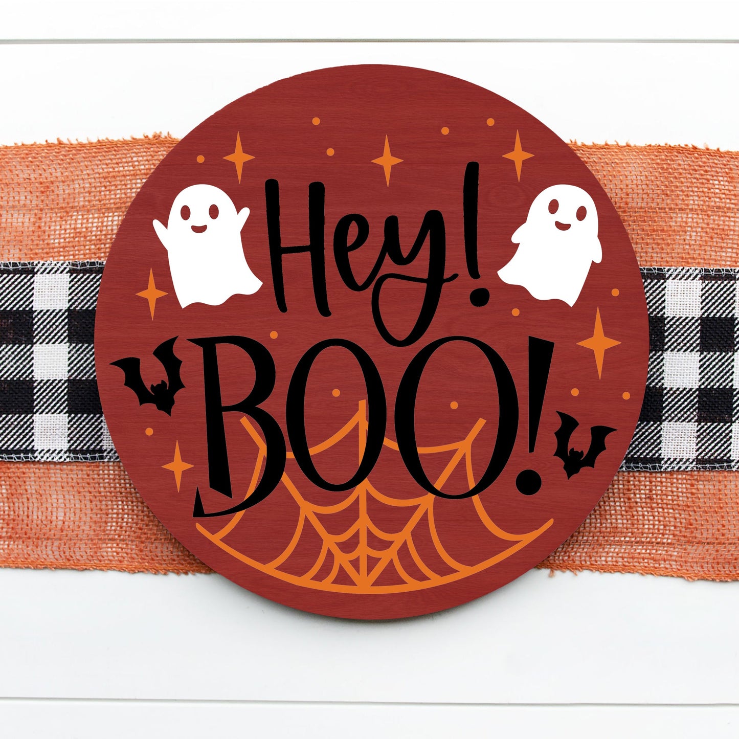 10" Round Hey Boo