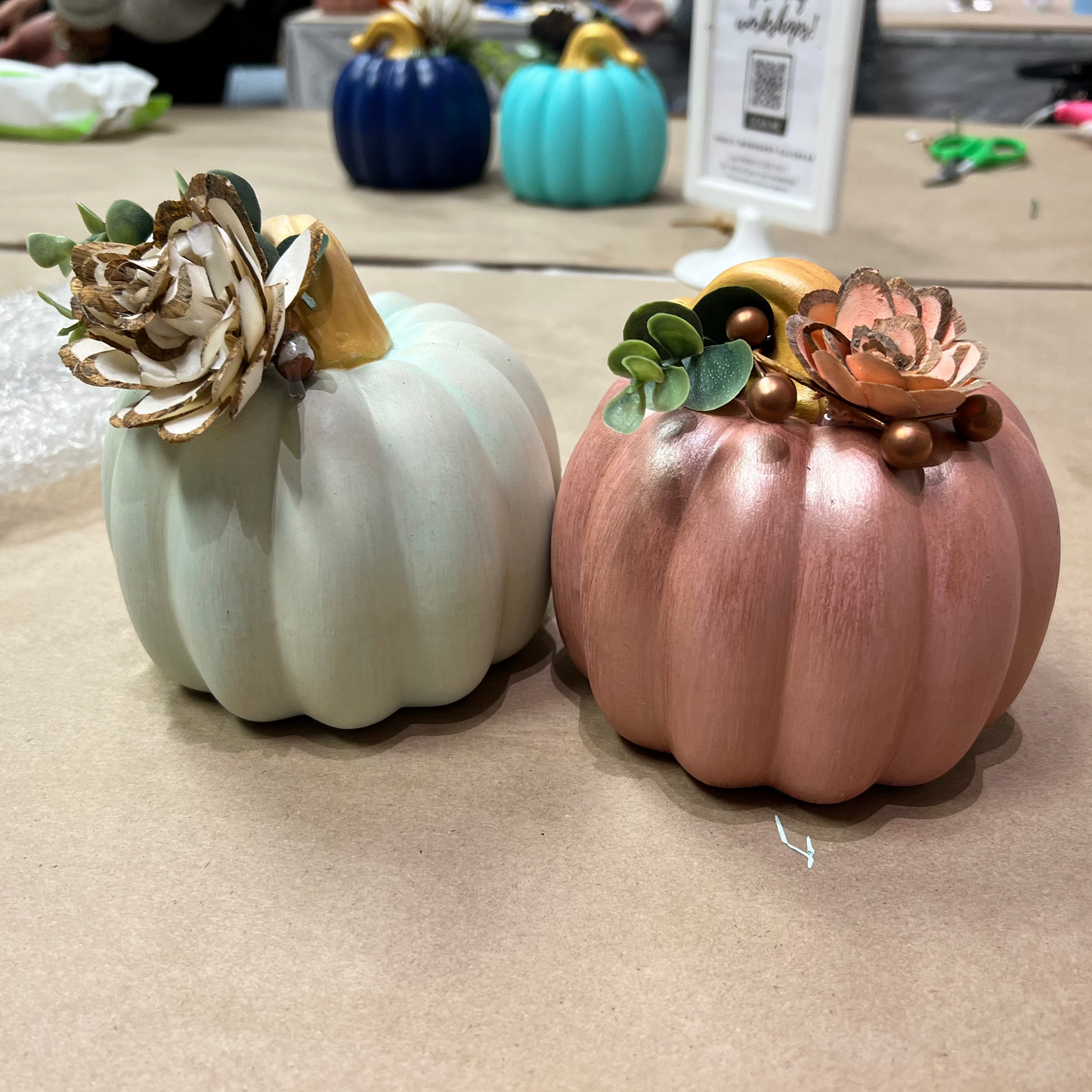 9/17/2025 - Wednesday (6:00pm) Fall Florals Ceramic Workshop - TEEN/TWEEN FRIENDLY!
