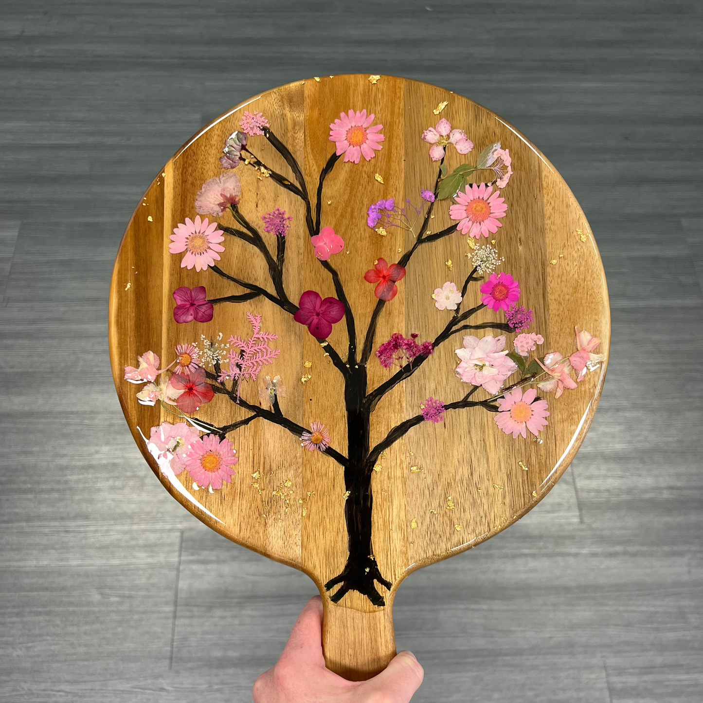 10/18/2025 - Saturday (11:00am) Pressed Flower Resin Workshop - TEEN FRIENDLY