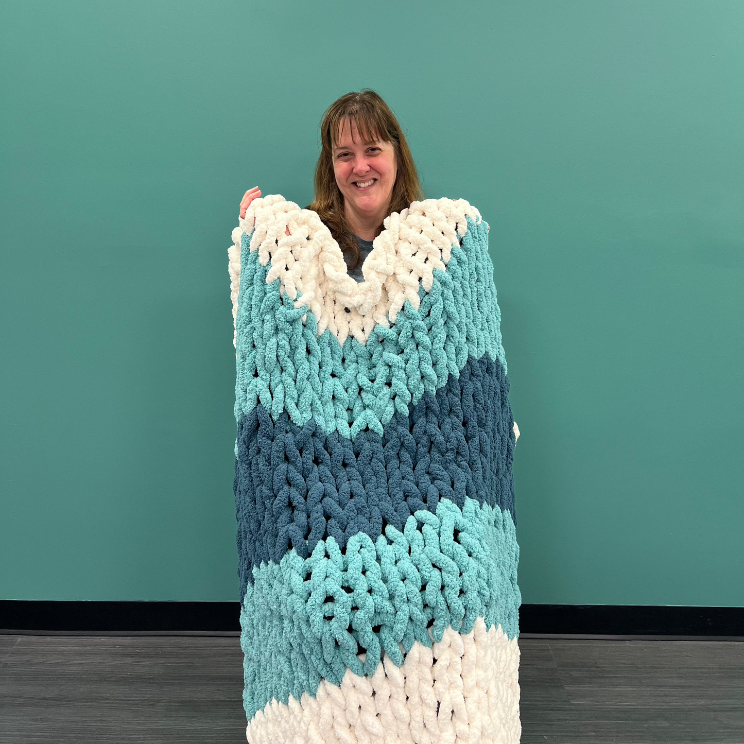 11/9/2025 - Sunday (11am) Cozy Knit Blankets Workshop - TEEN FRIENDLY