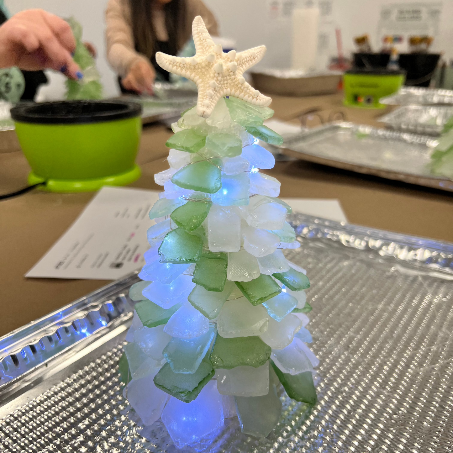6/11/2025 - Wednesday (6:30pm) Faux Sea Glass Trees