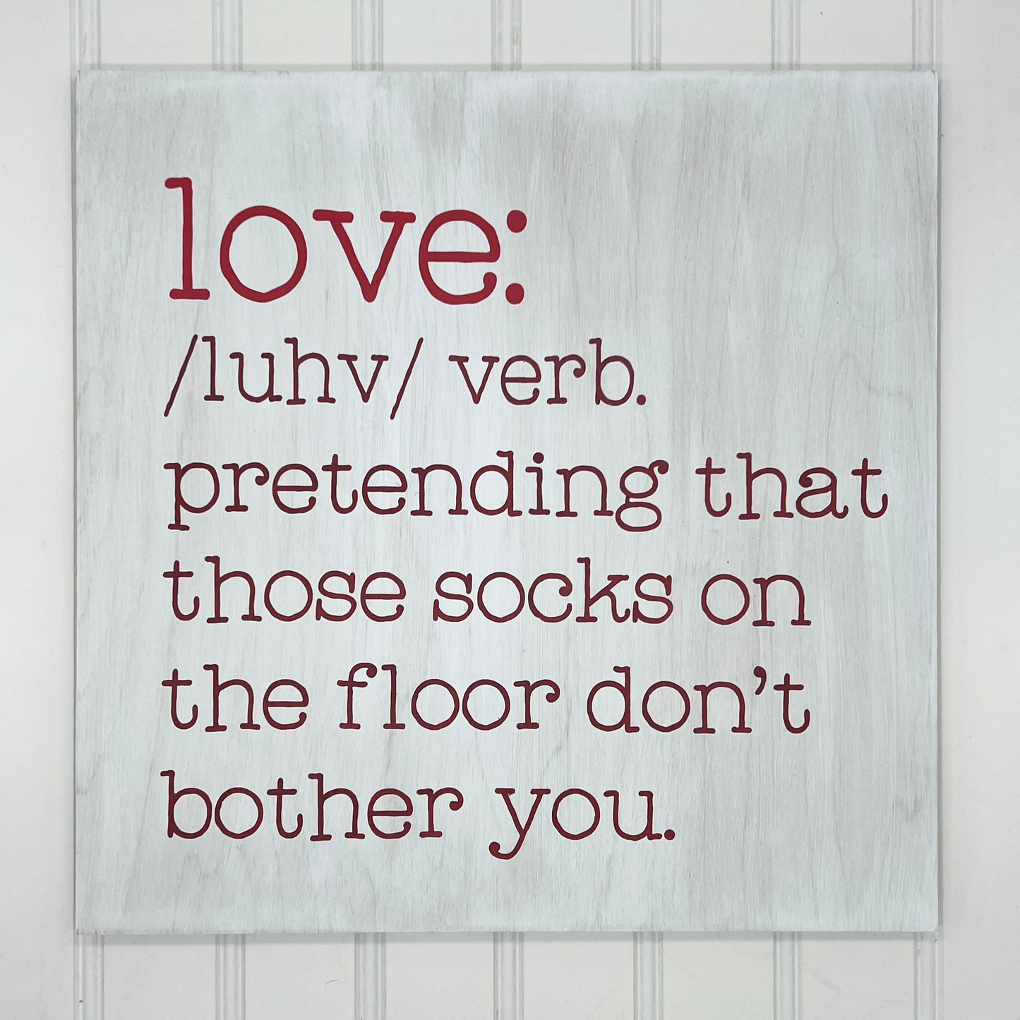 Love Definition 12" Square
