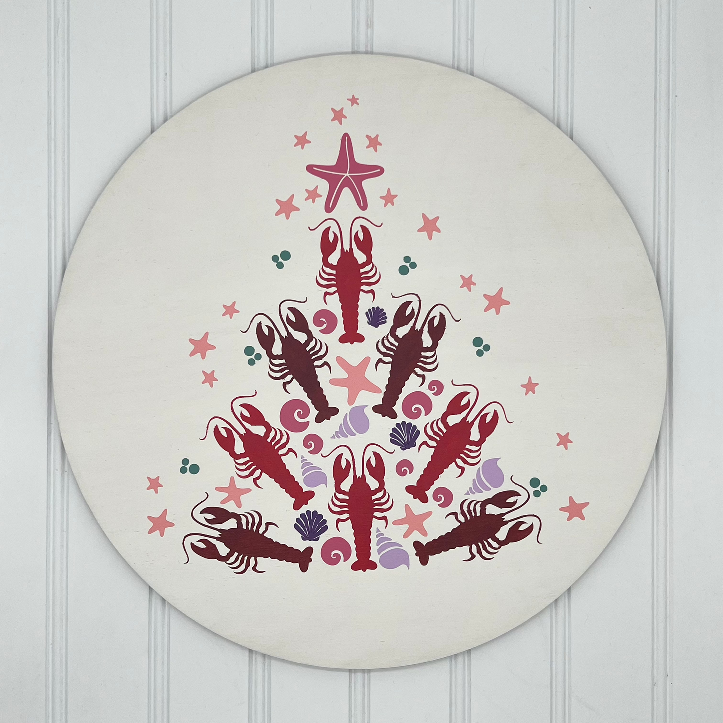 Nautical Christmas Tree 12" Round