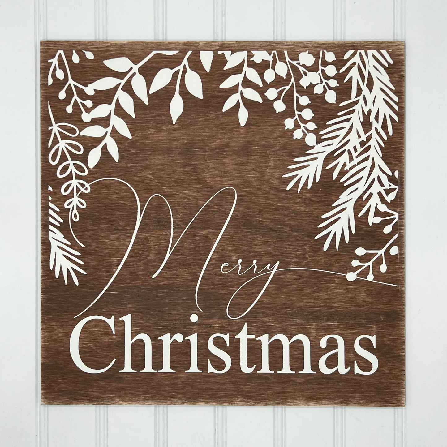 Merry Christmas 12" Square