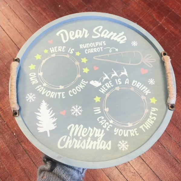 14" Round Cookies for Santa