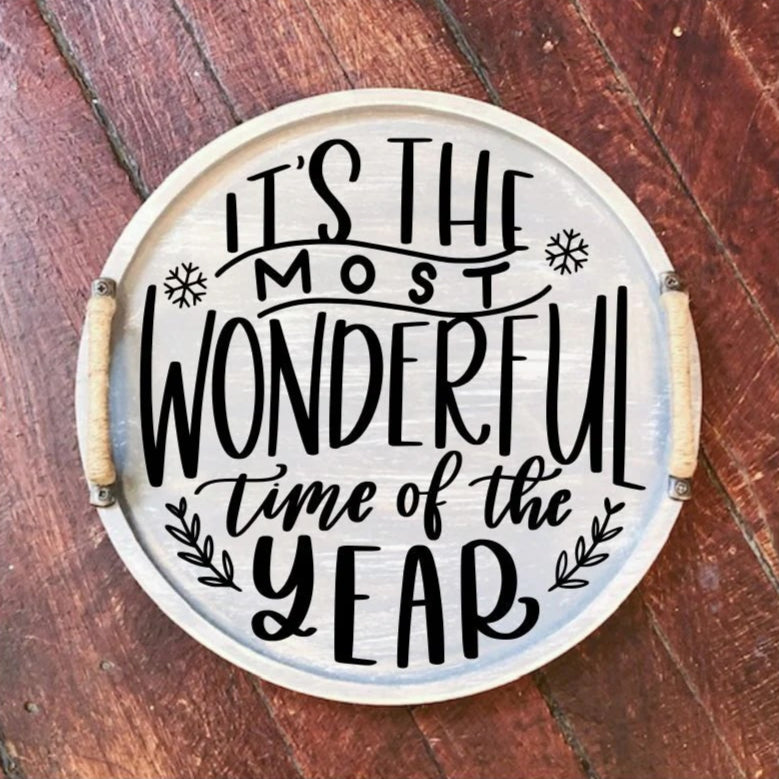 14" Round It's the Most Wonderful Time of the Year