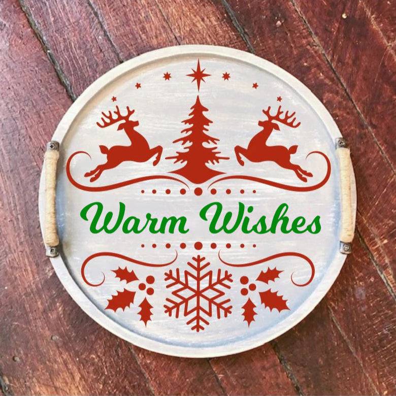 14" Round Warm Wishes