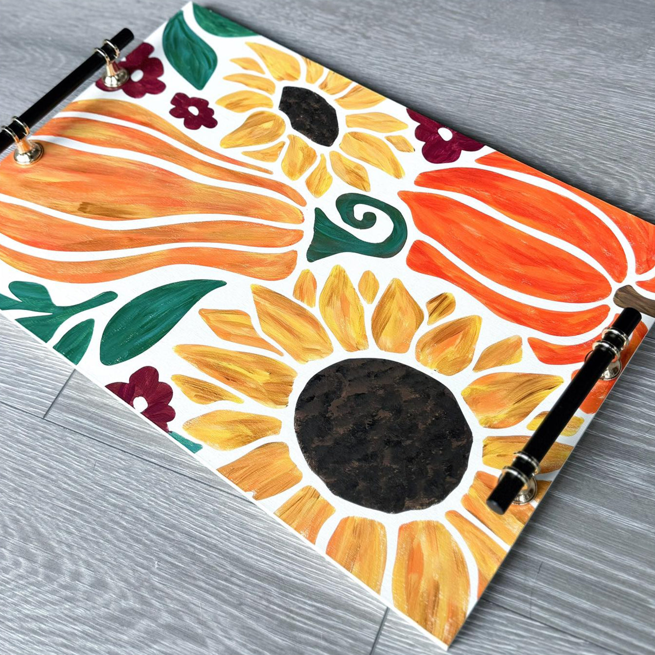 12x18 Autumnal Pattern