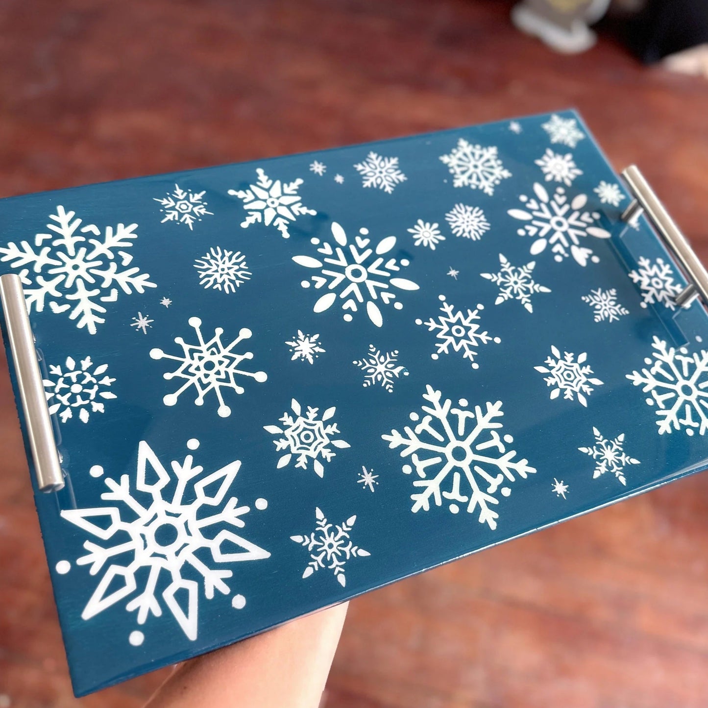 12x18 Snowflakes Pattern