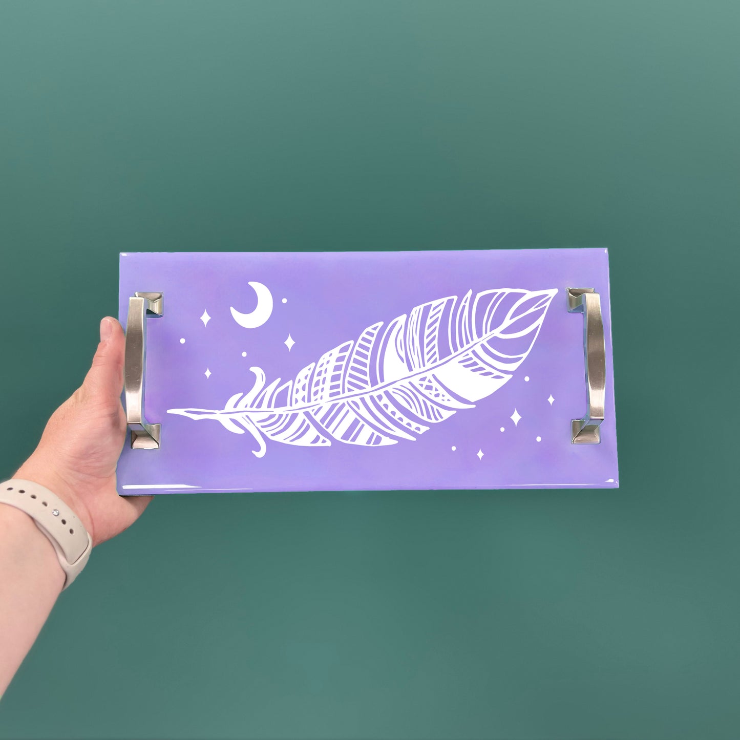 6x12 Whimsical Feather