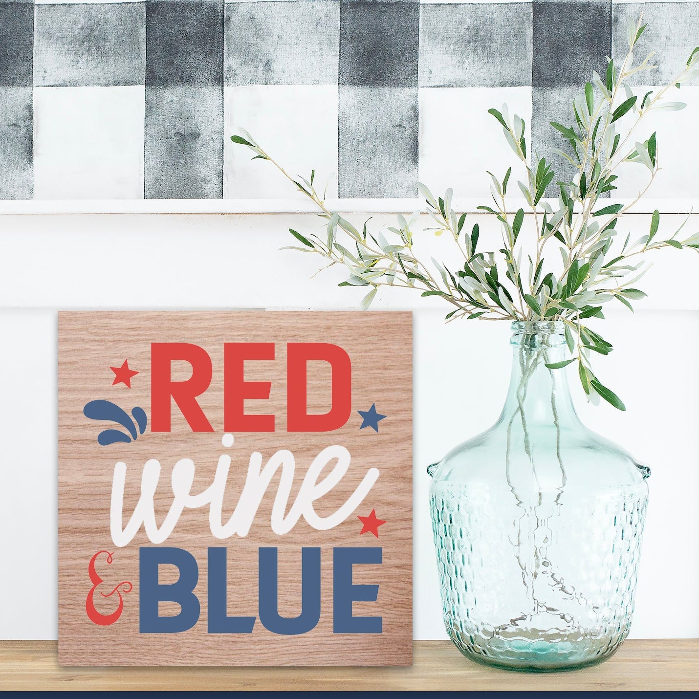 Red Wine & Blue
