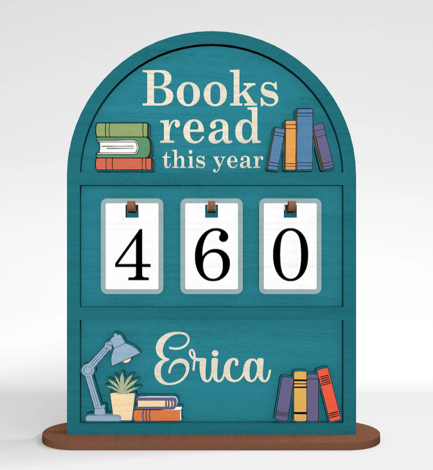 Standing Books Read w/Name