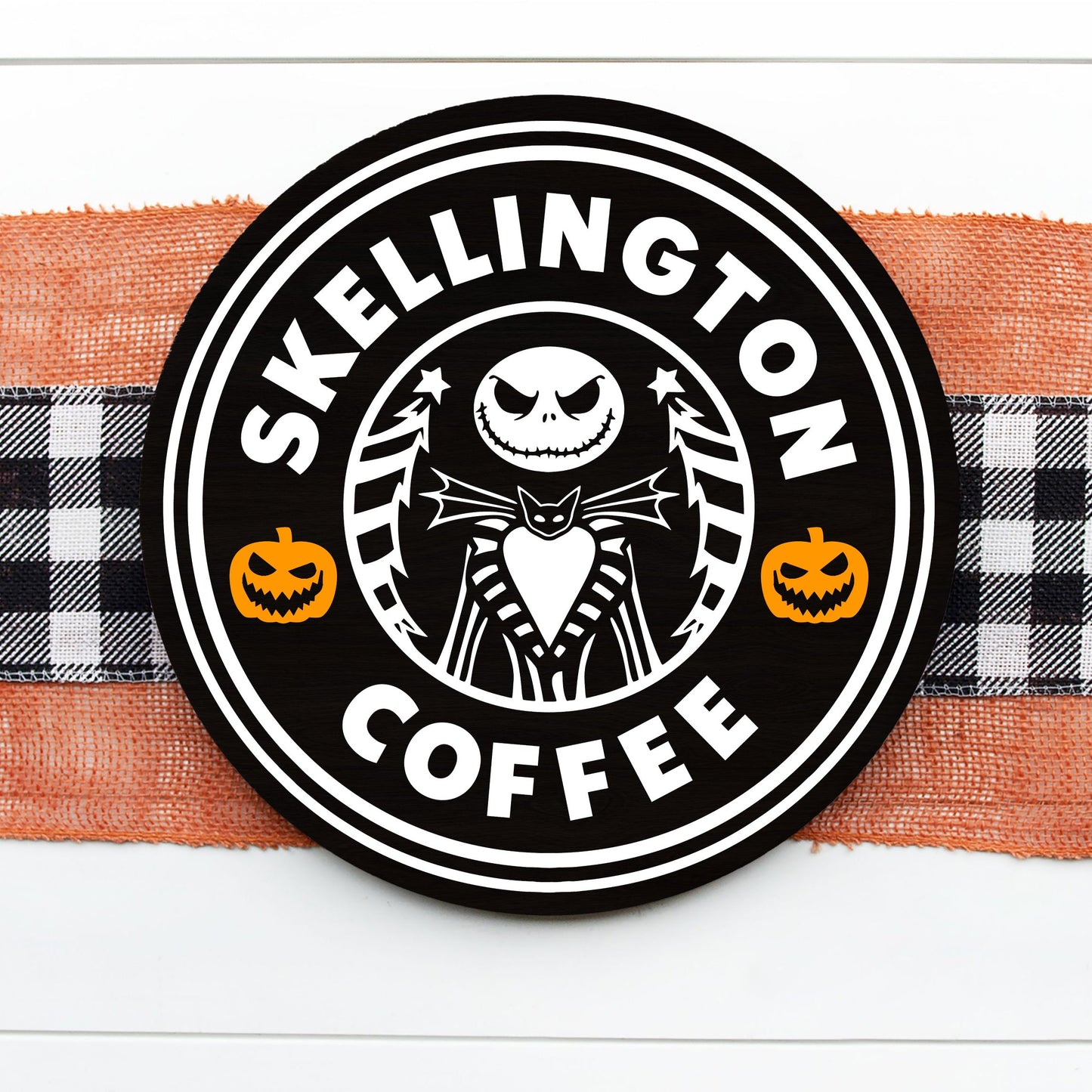 10" Round Skellington Coffee