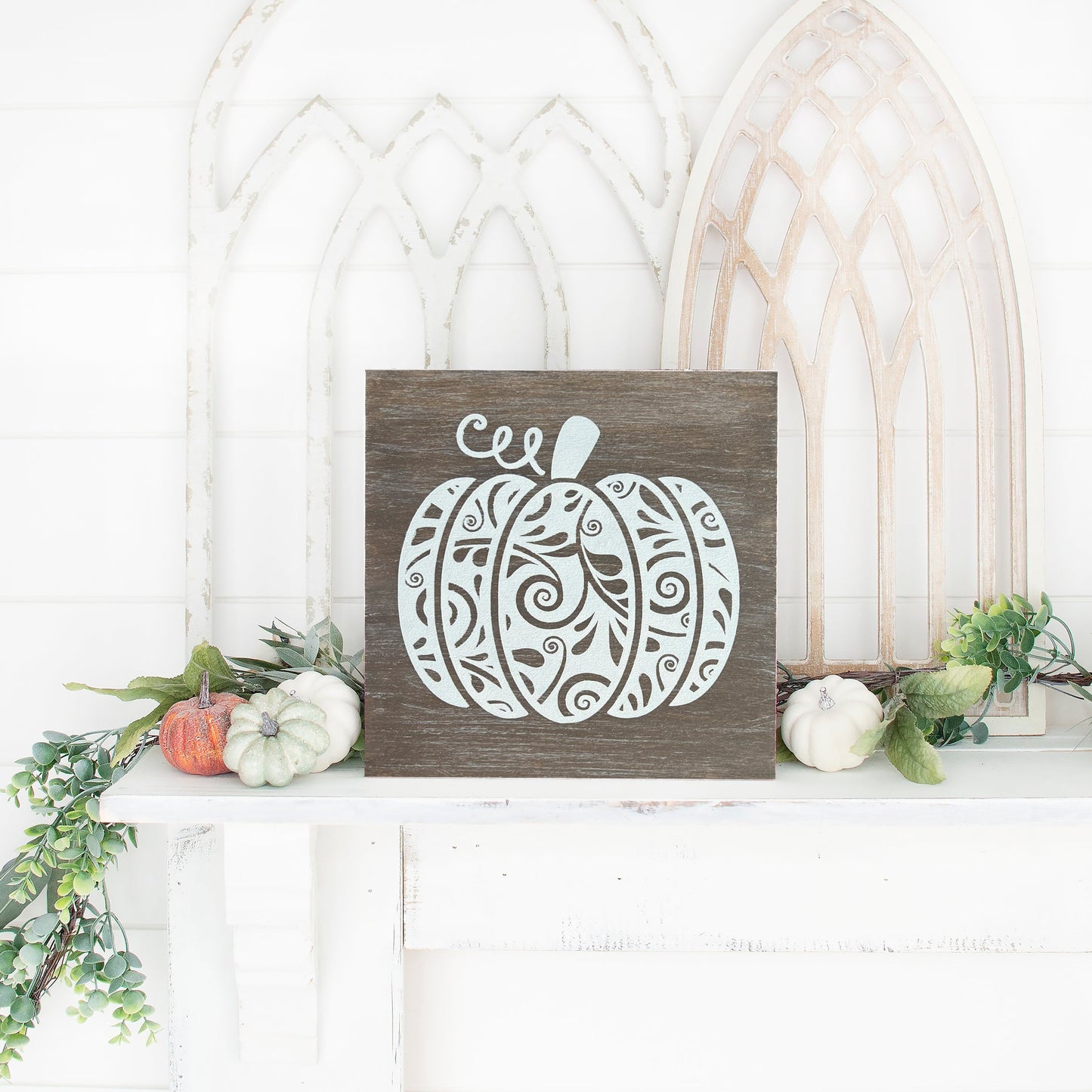 10x10 Swirly Pumpkin