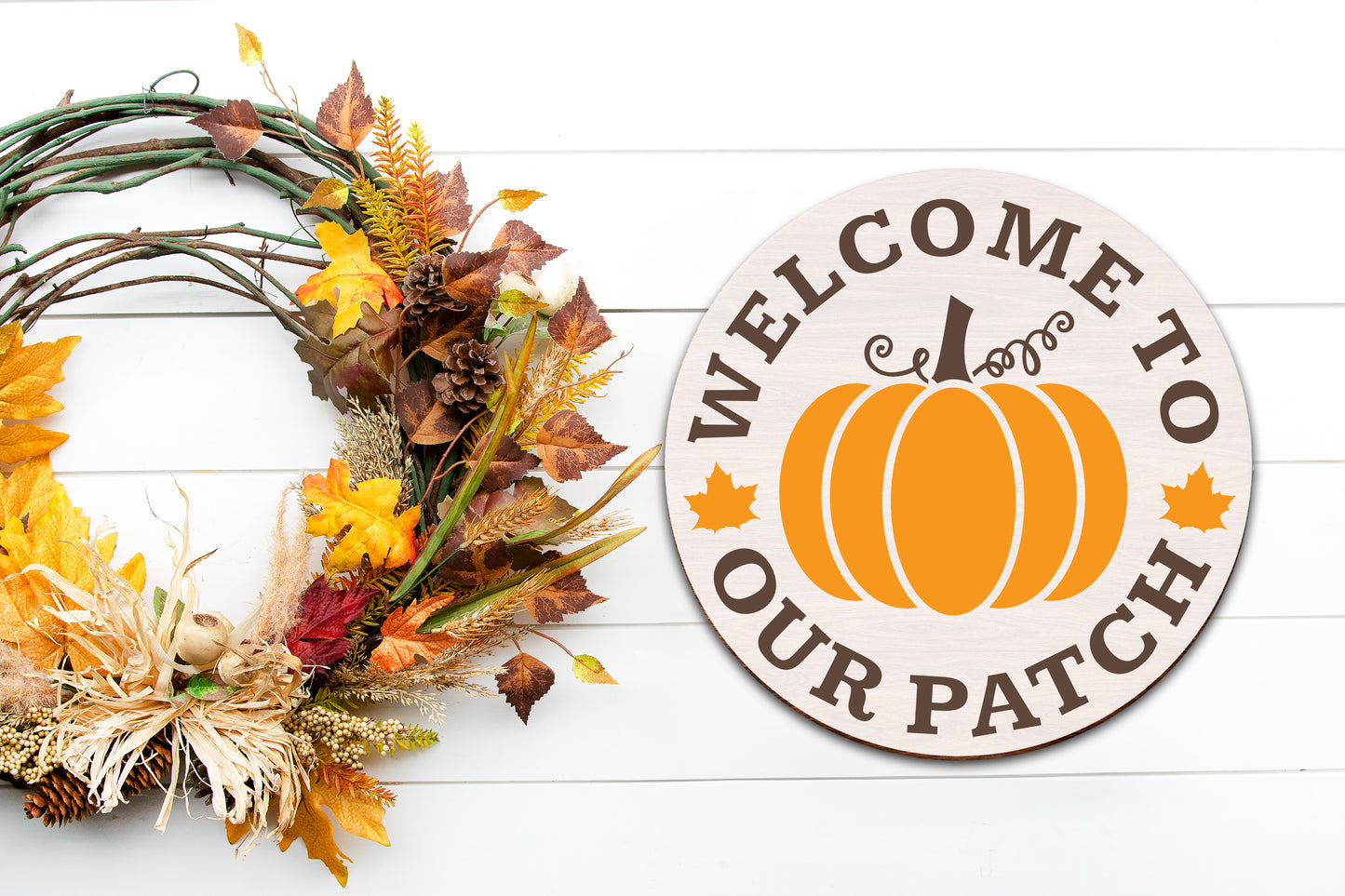 10" Round Welcome to Our Patch