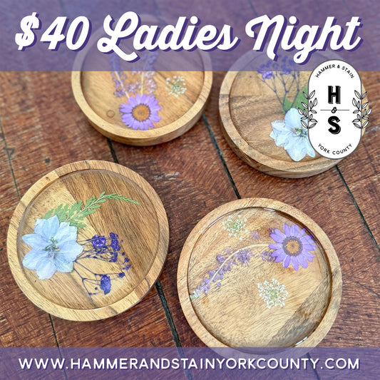 11/6/25 - Thursday (6pm) $40 Ladies Night: Petals & Pour