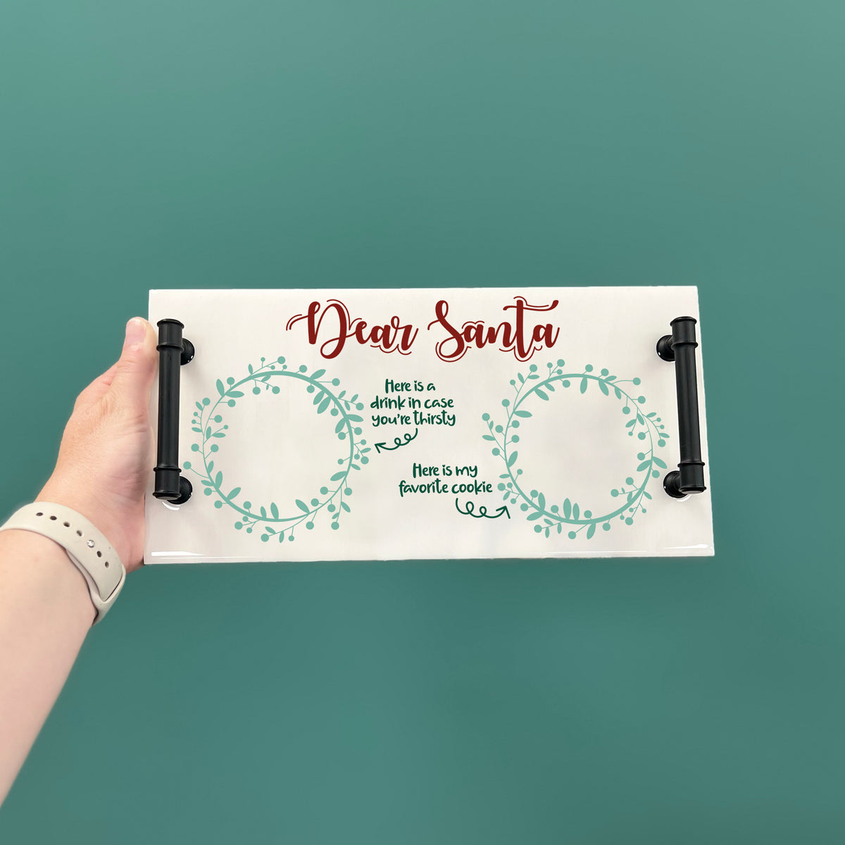 Dear Santa Milk and Cookies