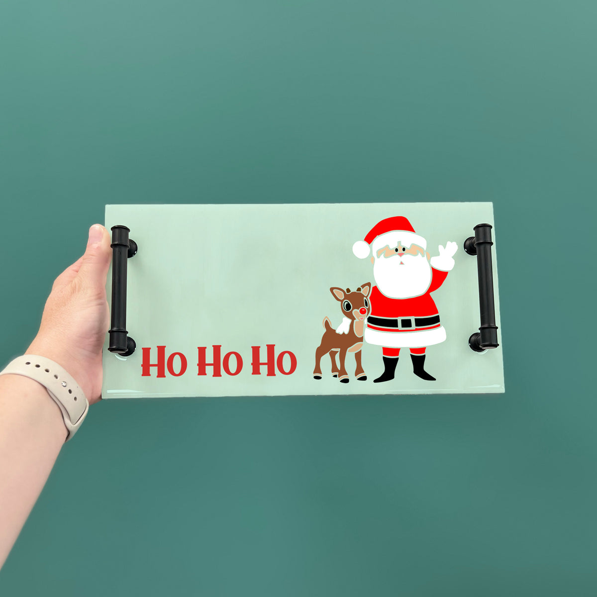 Ho Ho Ho Santa and Rudolph