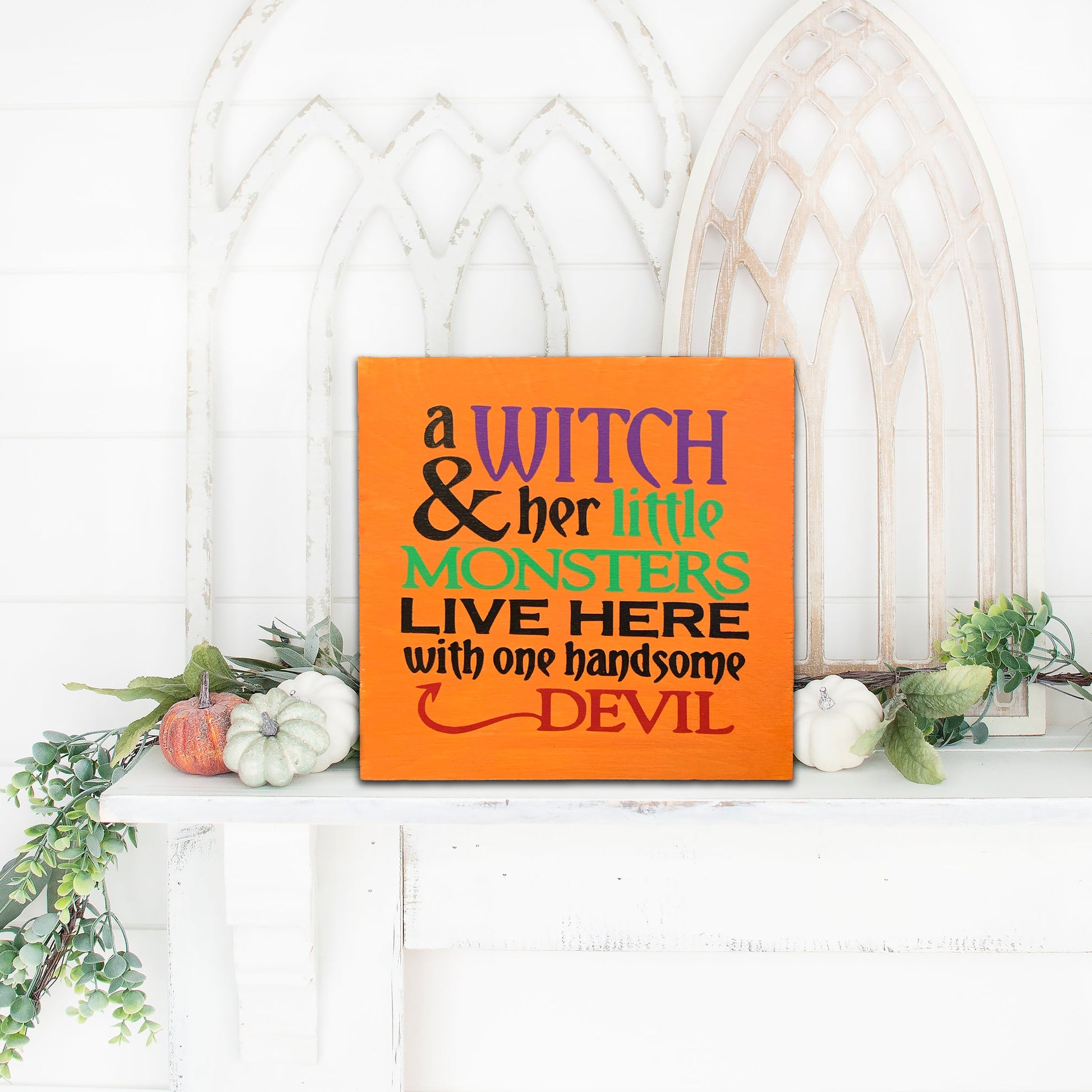 10x10 A Witch Little Monsters and Handsome Devil