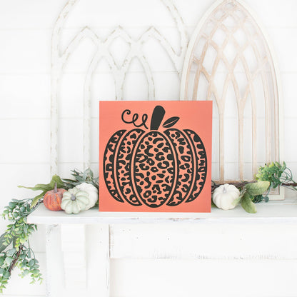 10x10 Animal Print Pumpkin