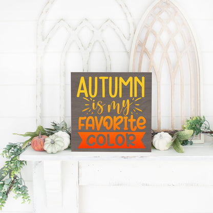 10x10 Autumn is my Favorite Color