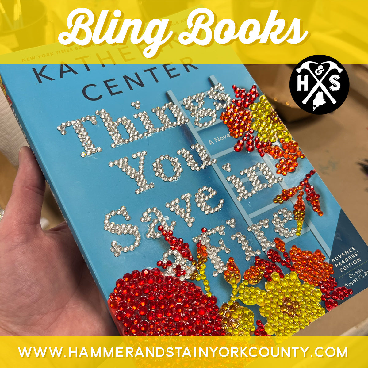 5/26/2025 - *NEW PROJECT DROP* Monday (4pm) Bling Books Workshop!