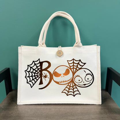 BOO Nightmare Before Christmas Button Tote