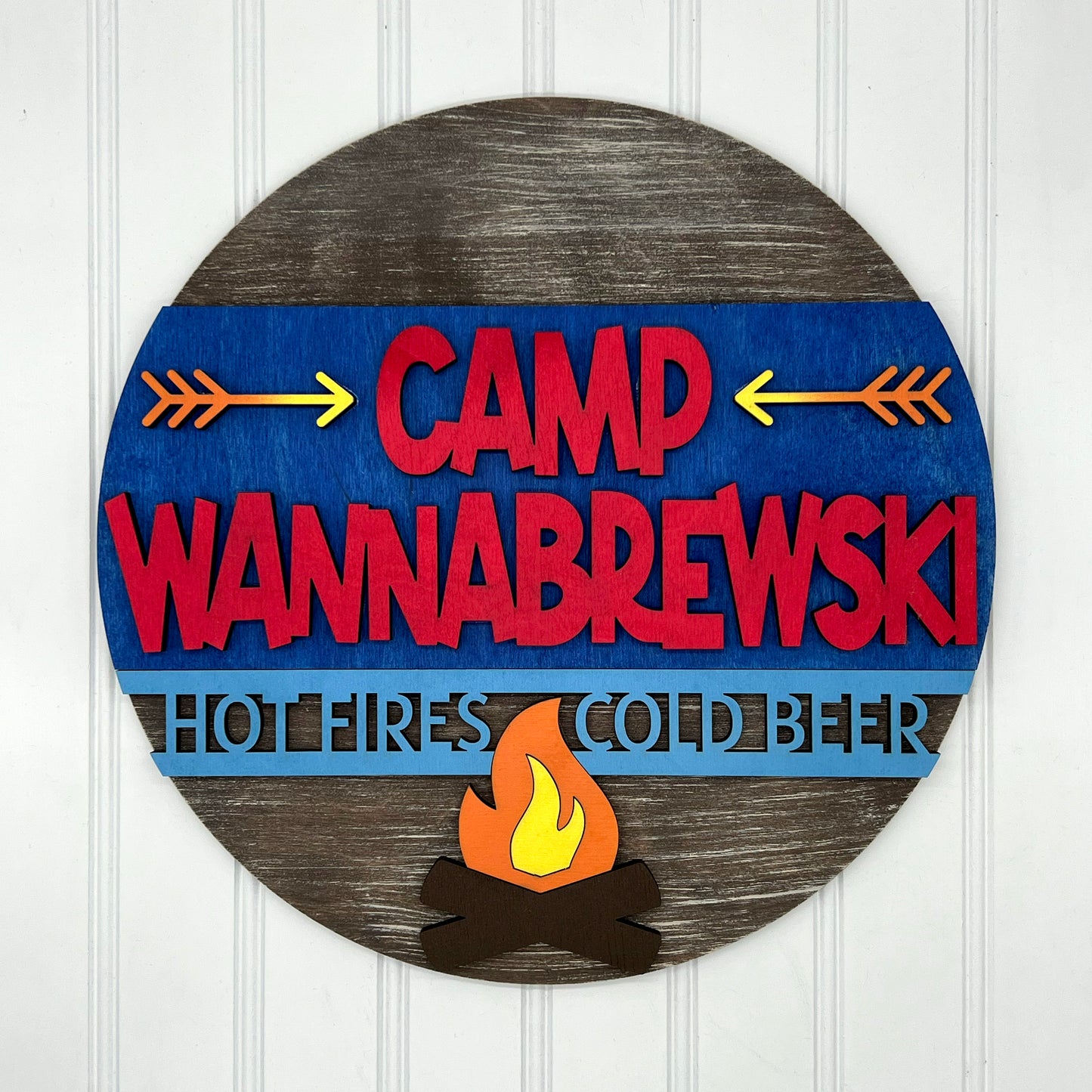 3D Camp Wannabrewski 12" Round