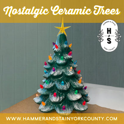 11/5/2025 - Wednesday (6:00pm) Nostalgic November: Ceramic Trees Workshop! - TWEEN/TEEN FRIENDLY