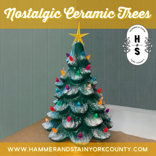 11/5/2025 - Wednesday (6:00pm) Nostalgic November: Ceramic Trees Workshop! - TWEEN/TEEN FRIENDLY