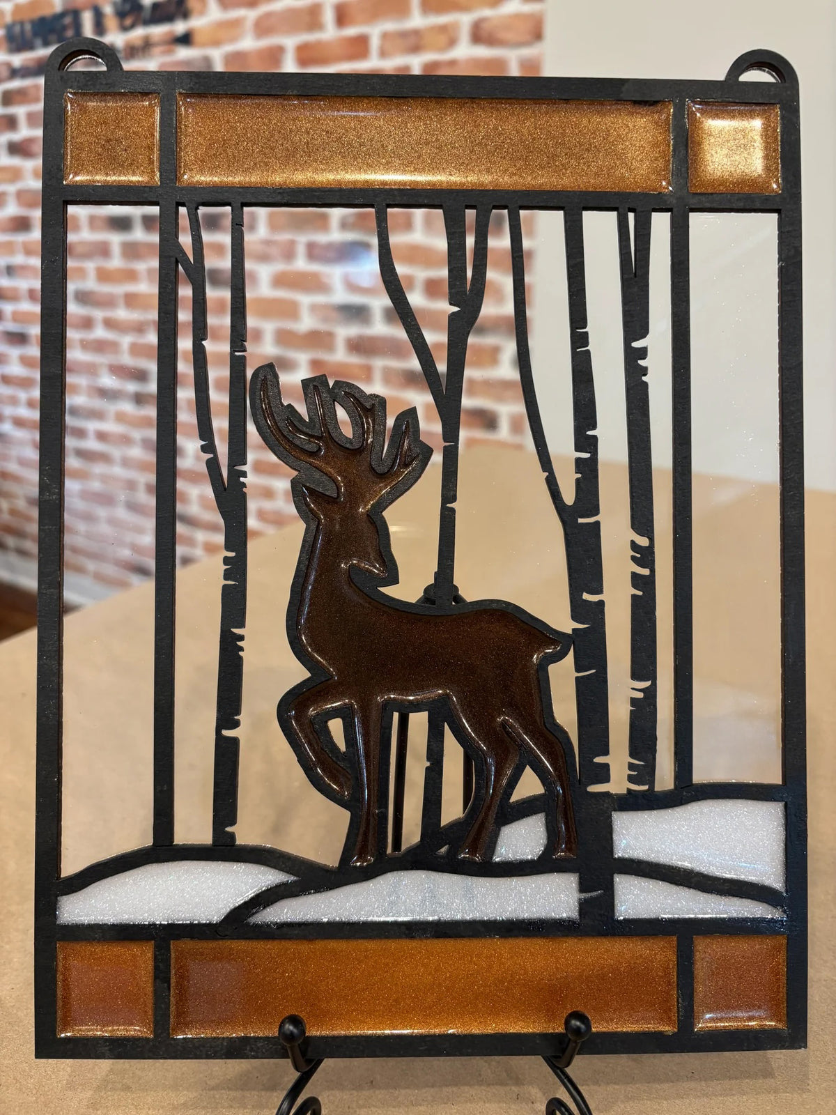 Deer in Birch Trees