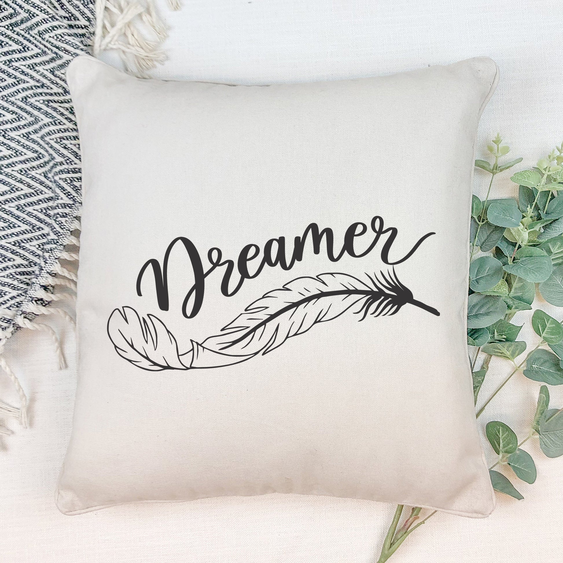 16x16 Dreamer Feather Pillow