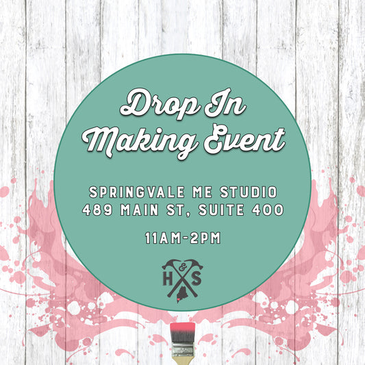 11/22/2025 - Saturday (11am-3pm) Drop In Making Event