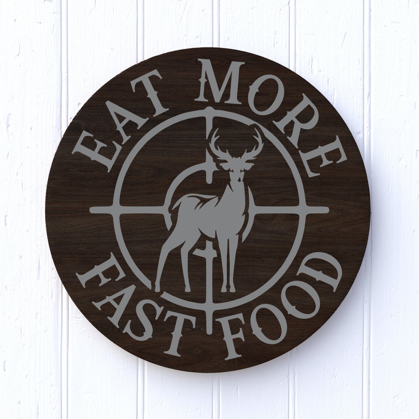 12" Round Eat More Fast Food