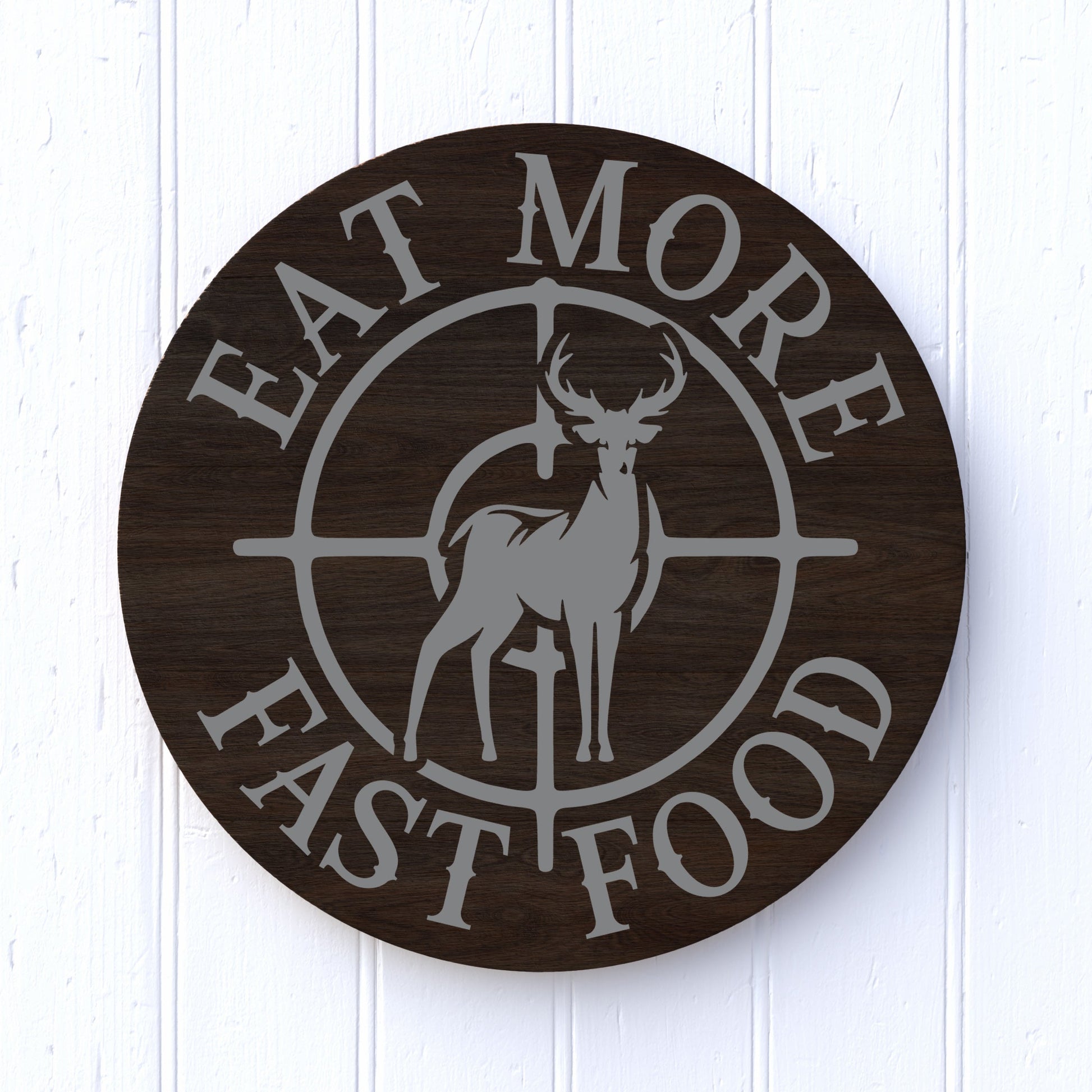 12" Round Eat More Fast Food